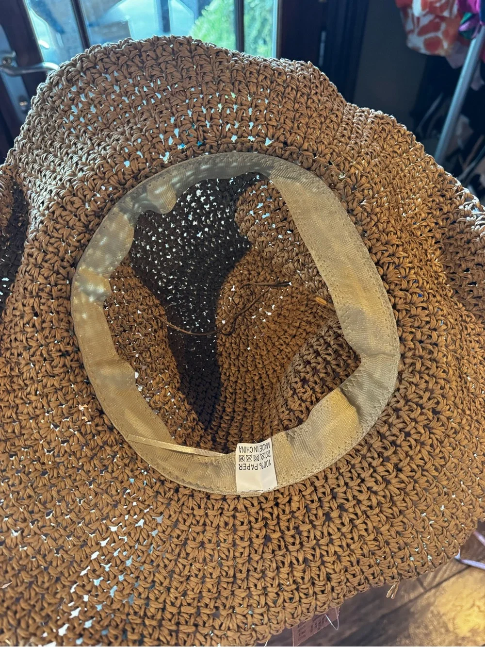 NWT Beach Woven Straw Sun Protection Hat